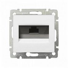 Розетка компьютерная 2xRJ45 Cat.5 VALENA DIY, белый |  код. 694286 |  Legrand