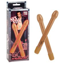 California Exotic Novelties Набор из двух вибраторов PHIL VARONE SEX STIX - 19 см. (бежевый)