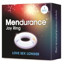 Белое эрекционное кольцо Mendurance Joy Ring (белый)