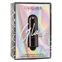 California Exotic Novelties Черная перезаряжаемая вибропуля Glam