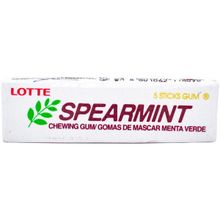 Жевательная резинка Сладкая мята "Lotte Gum Spearmint", 5 пластинок