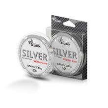 Леска Allvega Silver (50м) 0.14мм (2,70кг) серебристая