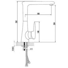 Смеситель Lemark Status LM4405C для кухонной мойки