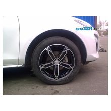 КиК X-fighter 8x19 5x100 ET35 DIA67.1 алмаз-черный