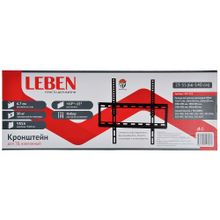 Кронштейн для ТВ 23"-55" наклонный LEBEN, до 50 кг, металл