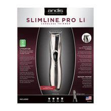 Триммер для окантовки с Т-образным ножом аккумуляторно-сетевой Andis Slim Line Pro D-8 Chrome