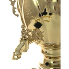 Электрический самовар 3 л желтый "желудь" на 110 Вт (для заграницы) с автоматическим отключением при закипании воды, арт. 161500з