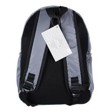 Рюкзак подростковый, 40x28x16см, 1 отд., 3 кармана, уплотненные лямки, гладкий нейлон, серый Серый