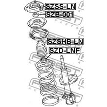 Подшипник Амортизационной Опоры | Перед Прав Лев | Suzuki Sx4 Rw415 Rw416 Rw419 Rw420 2006-2013 Febest арт. SZB001