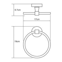 WasserKRAFT Держатель полотенец кольцо Isen K-4060