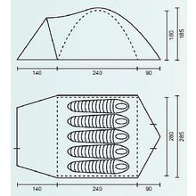 Палатка Campack Tent Peak Explorer 5