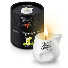 Plaisir Secret Массажная свеча с ароматом мохито Bougie de Massage Mojito - 80 мл.