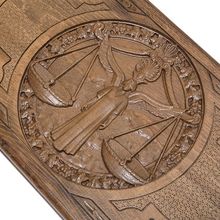 Нарды резные "Зодиак Весы"