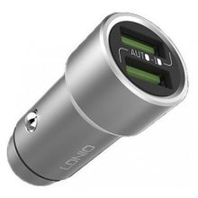 Ldnio Автомобильное зарядное устройство Ldnio Zinc Alloy Car Charger 2 USB 3.6A + Micro USB кабель (C302)