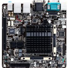 Мат. плата  Gigabyte GA-N3150N-D3V (Celeron N3150 onboard) (RTL) Dsub+DVI GbLAN  SATA  Mini-ITX  2DDR-3 SODIMM