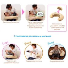 Ailebebe (Carmate) 3way Cushion Macaron голубая