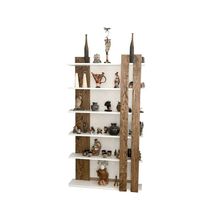 ОЛИМАР Стеллаж из массива и мдф  карагач