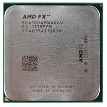 процессор AMD FX-6100 Black Edition, 3.30ГГц, 6 ядер, 6+8МБ, Socket AM3+, OEM, FD6100WMW6KGU