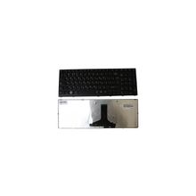 Клавиатура для ноутбука Toshiba A660 A665 серий русифицированная глянцнвая черная