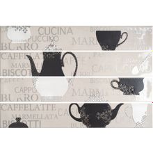 Quintessenza Genesi40 Greige Moka Lucido 4 pz 6.5x40 см