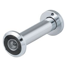 DVZ5, глазок, 25 180 70x125 (оптика стекло, угол обзора 180) CP Хром