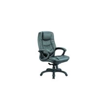 Кресло руководителя офисное TS-9970AXSN, кожа черная