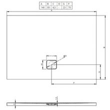 Душевой поддон Riho Basel 418 (DC281600000000S) 140x90 (черный глянцевый)