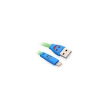 кабель Readyon Lightning Led, зеленый, 1 м