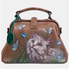 Alexander TS Сумка бежевая Кот на лужайке