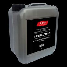 Очиститель ЛКП от битума и смолы Shima Detailer Green Cleaner 5 л