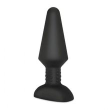 b-Vibe Большая чёрная вибропробка Rimming Plug XL - 16 см. (черный)