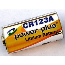 SuperFonarik Батарейка Power-Plus CR123A 3.0V 1500mAh.
