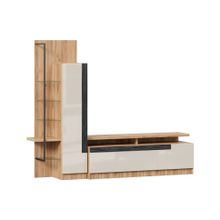 Алмаз. Любимый дом Кёльн Тумба под ТВ (Дуб Золотой Кашмир)