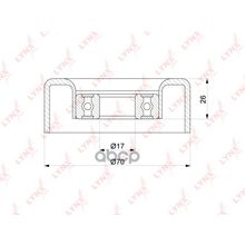 Ролик Натяжной Приводного Ремня LYNXauto арт. PB5262