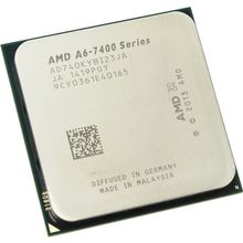 Процессор  CPU AMD A6-7400K     (AD740KY) 3.5 GHz 2core SVGA  RADEON R5   1Mb 65W 5  GT s  Socket FM2+