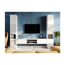 Case Гостиная Милана, белый бетон светлый