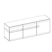 Шкаф навесной 3D   TYP 67 Linate