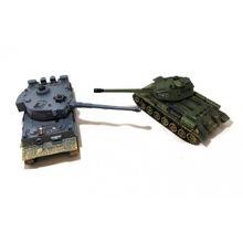 Радиоуправляемый танковый бой T34 Tiger масштаб 1:28 с эффектом грязи ZEGAN 99824D (99824D)