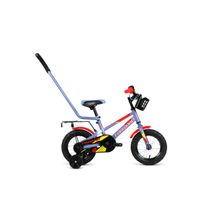 Детский велосипед FORWARD Meteor 12 серый красный (2021)