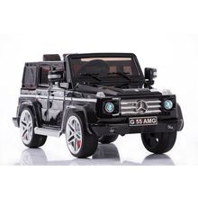 Радиоуправляемый детский электромобиль Mercedes Benz G55 Black 12V 2.4G - DMD-178