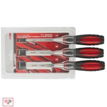 Matrix Набор долот-стамесок плоских "Тигровый глаз", 3 шт, 8-16-22 мм Matrix