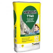 Vetonit TT 40 фасадная штукатурка 25кг