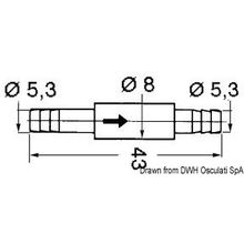 Osculati Check valve f. windshieldwiper, 19.108.03