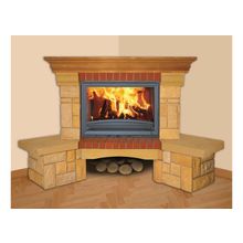 Угловая облицовка (камин)  Bella Italia Marta (Белла Италия Марта, каминокомплект с топкой)