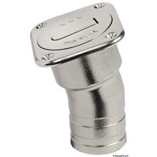 Osculati Square Waste deck filler short version 38 mm, 20.454.06