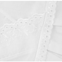 Трон Плюс для крещения длинный рукав, шитье белая