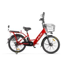 Велогибрид GREEN CITY e-ALFA new Красный-2155