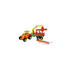 Полесье Мастер - трактор с прицепом-лесовозом (POL-35295)