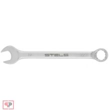 Stels Ключ комбинированный, 22 мм, CrV, матовый хром Stels
