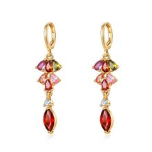 Серьги с позолотой, Swarovski Crystal Shik (арт. 75894-1)